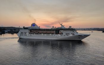 Cruise ship in Cuba