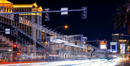 Formula 1 Grand Prix construction on the Las Vegas Strip