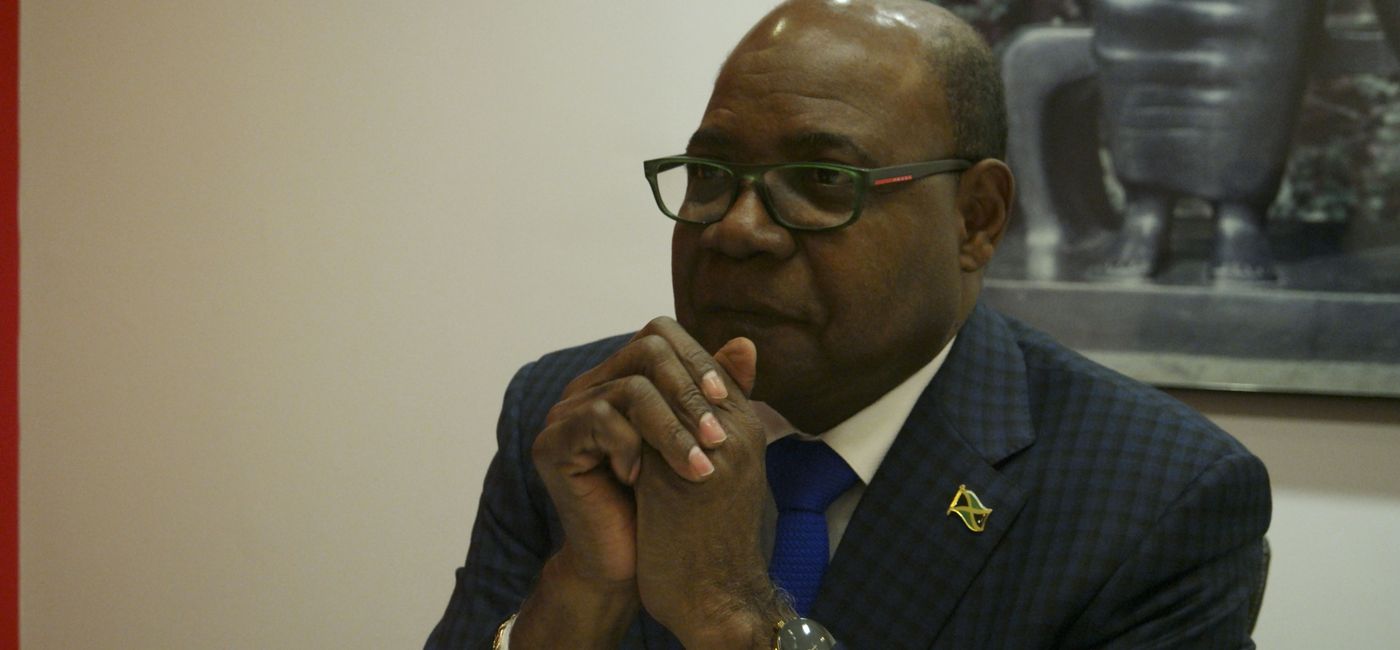 Image: "We see tourism as the industry of the future," said Edmund Bartlett, Jamaica's tourism minister. (Lyndon Taylor, Finn Partners)