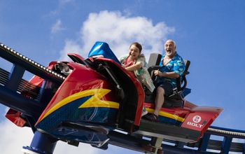 Bolt roller coaster
