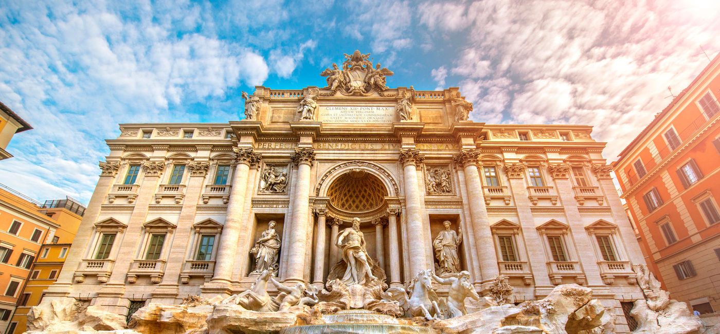 Image: Trevi Fountain, Rome, Italy (Photo via Getty Images)
