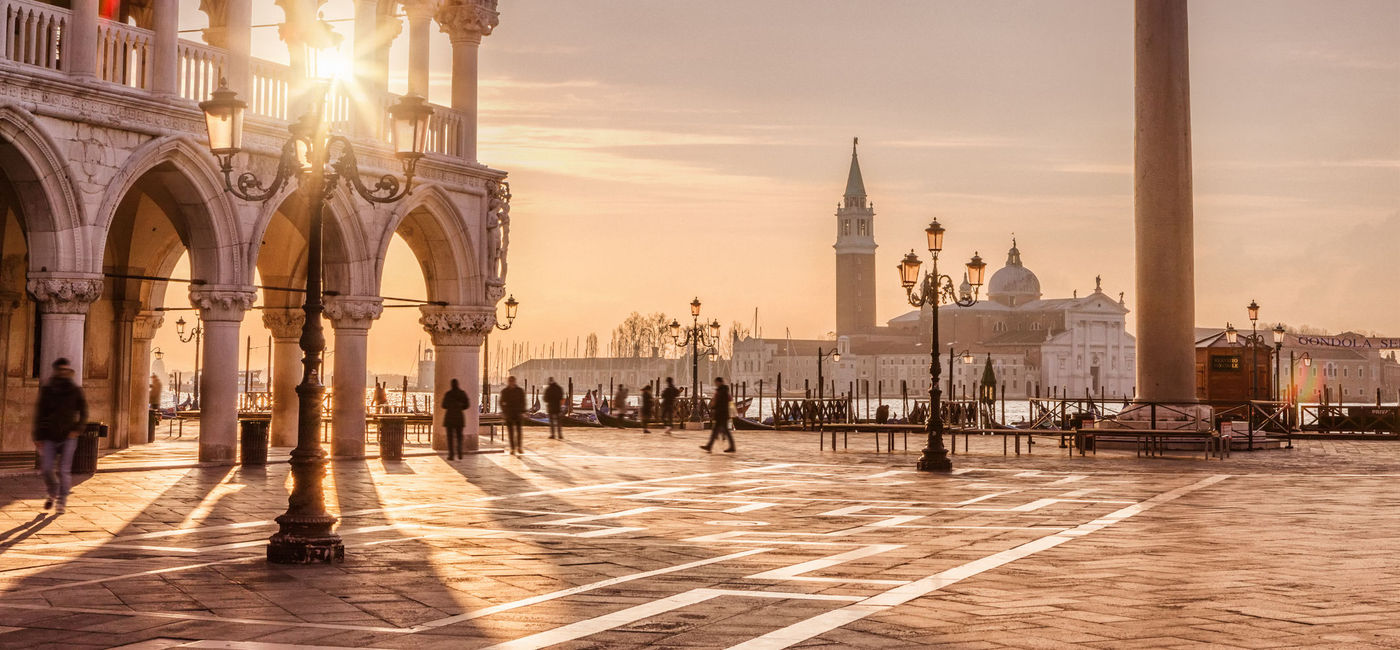 Image: Piazza in Venice, Italy (Photo via Getty Images)