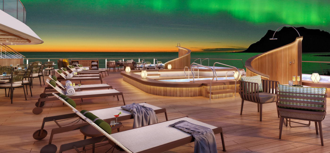 Image: Seabourn plans to launch its first expedition ship, Seabourn Venture, in April 2022. (Rendering via Seabourn) ((photo via Seabourn))