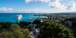 Ocho Rios, Jamaica with Cruise Ship