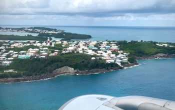 Flying into Bermuda