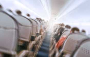 Plane shakes during turbulence.
