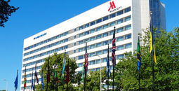 Marriott Hotel Building in the Netherlands.