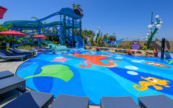 Pixar Place Hotel, Disneyland Resort, Pixel Pool, Finding Nemo, Finding Dory, swimming pools, play areas, splash pads
