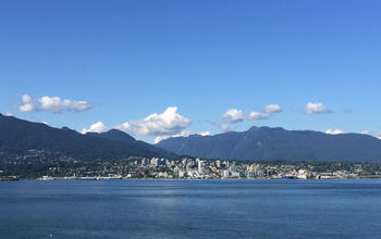 Vancouver water and mountains