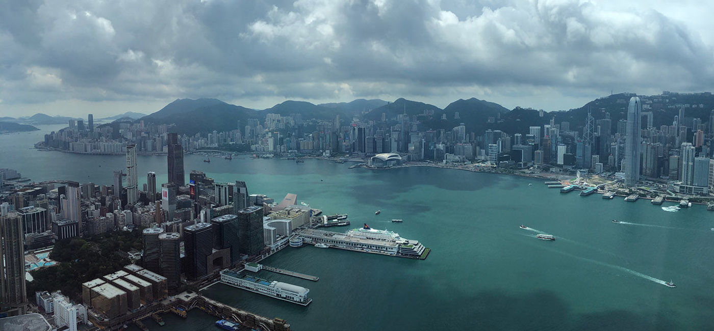 Image: Hong Kong's stunning Victoria Harbor. (Photo by Paul Heney) (Photo by Paul Heney.)