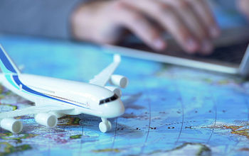 plane, airplane, globe, flight, booking, tickets, airfare, laptop, online, search