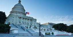 The U.S. Capitol in the early morning.