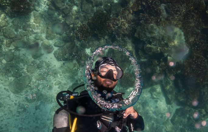 Playa Deseo, in Coiba National Park, is one of the favorite places for divers