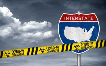 iStock/Getty Images Plus/gguy44Interstate travel quarantine restrictions.