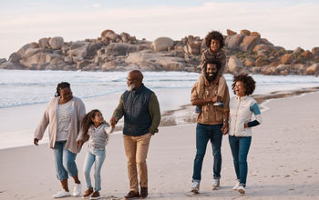 black travel family