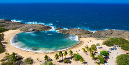 Mar Chiquita Beach and natural pool in Puerto Rico