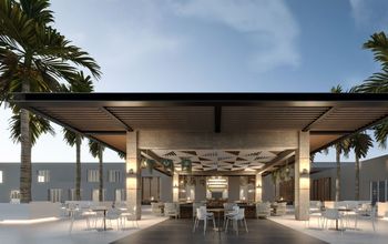 Breeze, an outdoor lobby bar at Hyatt Ziva Riviera Cancun