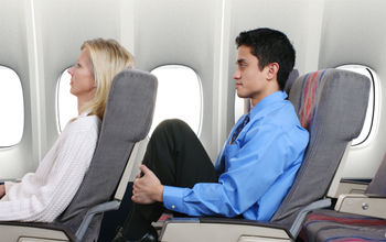 Airplane seat recline