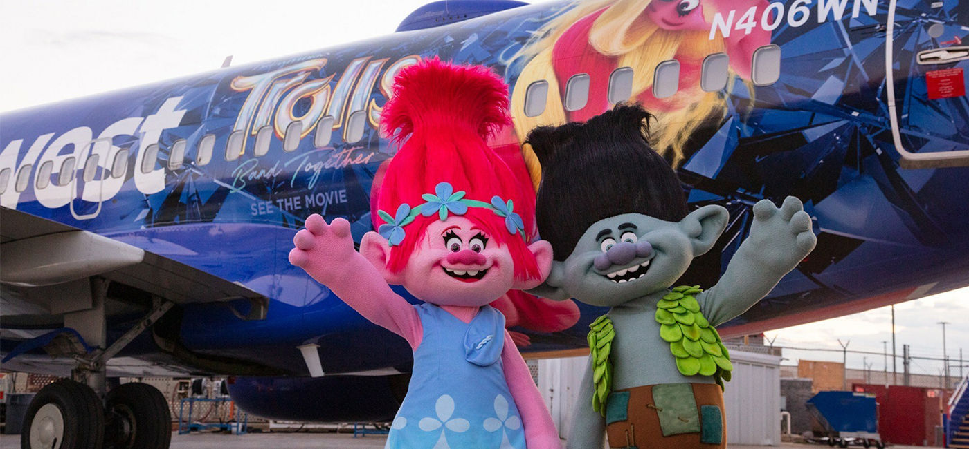 Image: Southwest Airlines' Trolls plane (Photo Credit: Southwest Airlines)
