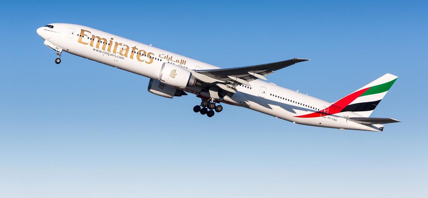 Image: Emirates Boeing 777 at takeoff. (photo via Jetlinerimages/iStock Unreleased)