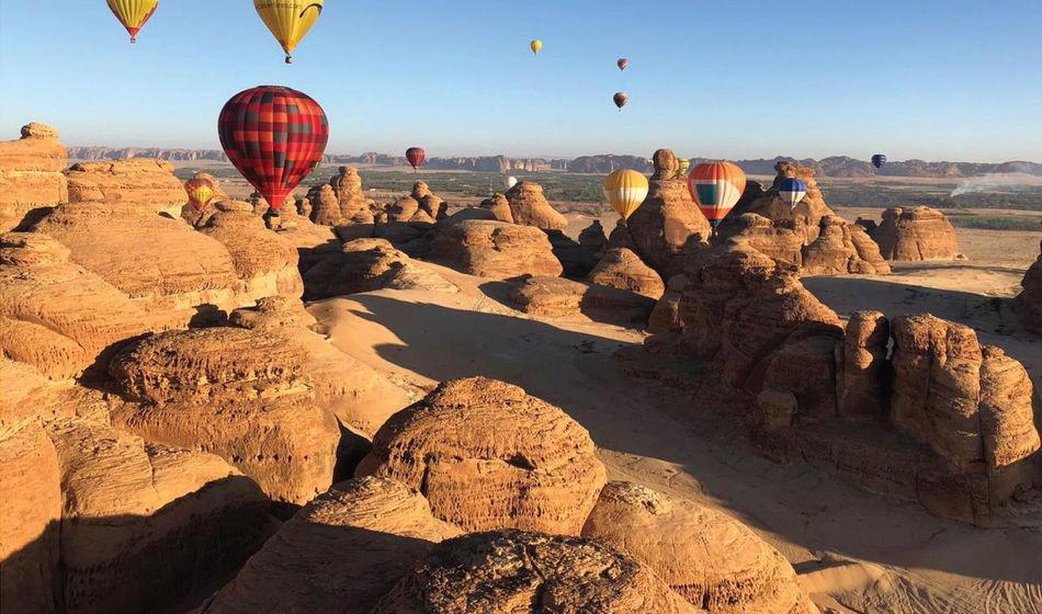 AlUla, Saudi Arabia, hot air balloons