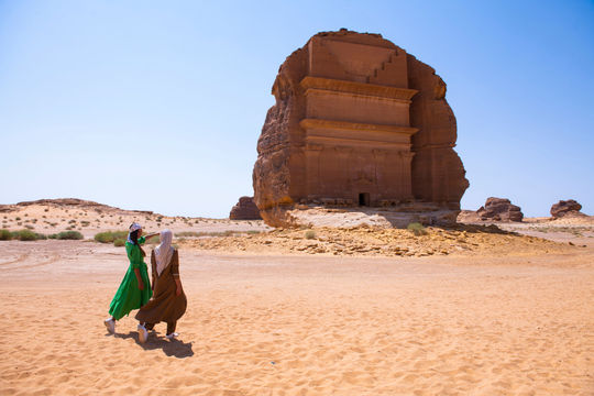 Exploring the Red Sand Dunes in Saudi Arabia for first-time visitors