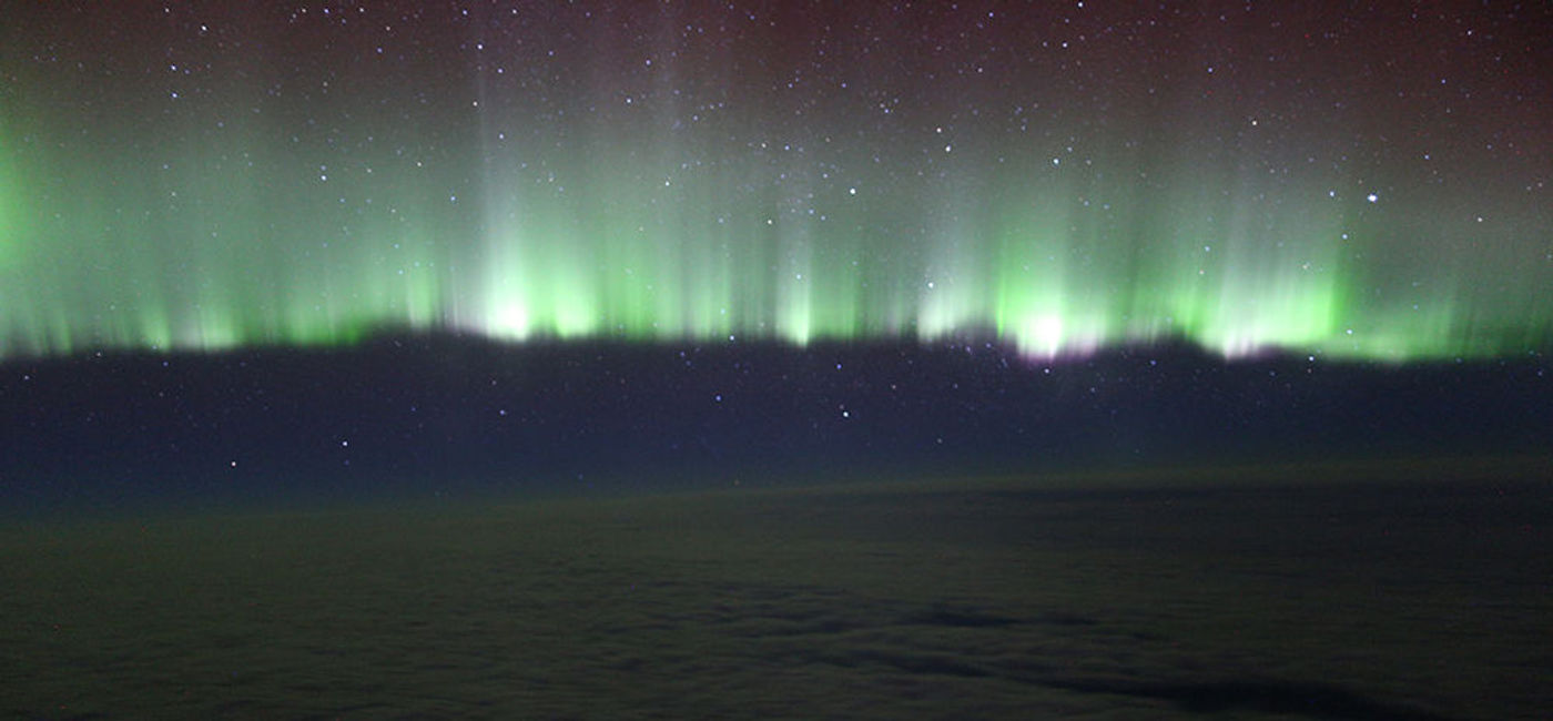Image: PHOTO: You could get lucky and see the Northern Lights from the plane. (Photo via Flickr.com/Paul Williams) (Flickr/Paul Williams)