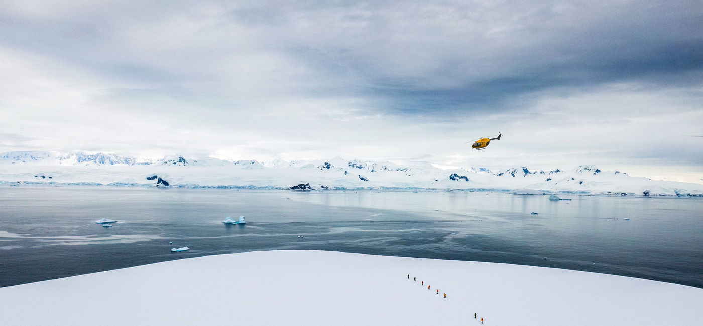 Image: Quark Expeditions' guests exploring polar regions.(photo via Quark Expeditions Media)