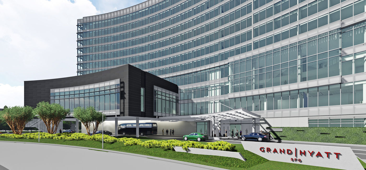 Image: PHOTO: Rendering of the Grand Hyatt at SFO. (Photo courtesy of Hyatt)