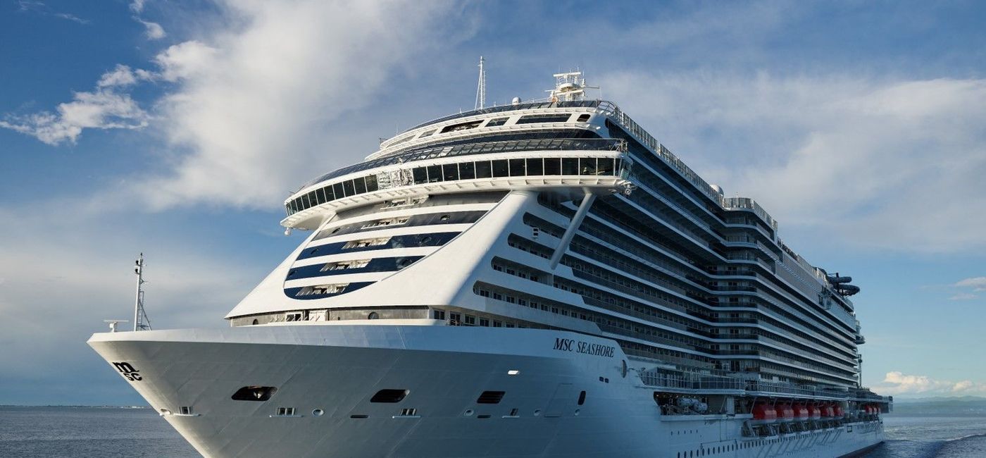 Image: MSC Seashore. (photo via MSC Cruises Media)