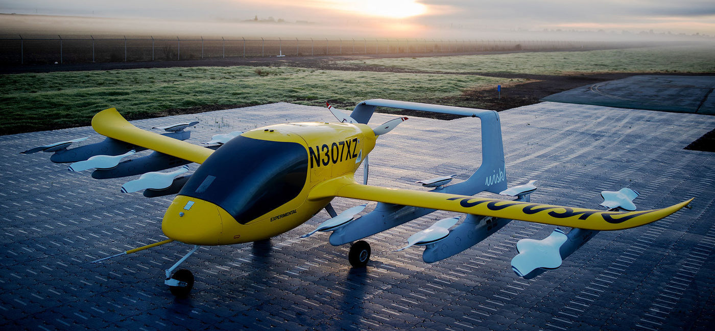 Image: PHOTO: Cora, the electric vertical takeoff and landing (eVTOL) air taxi by Wisk Aero LLC. (Photo courtesy of Wisk Aero)