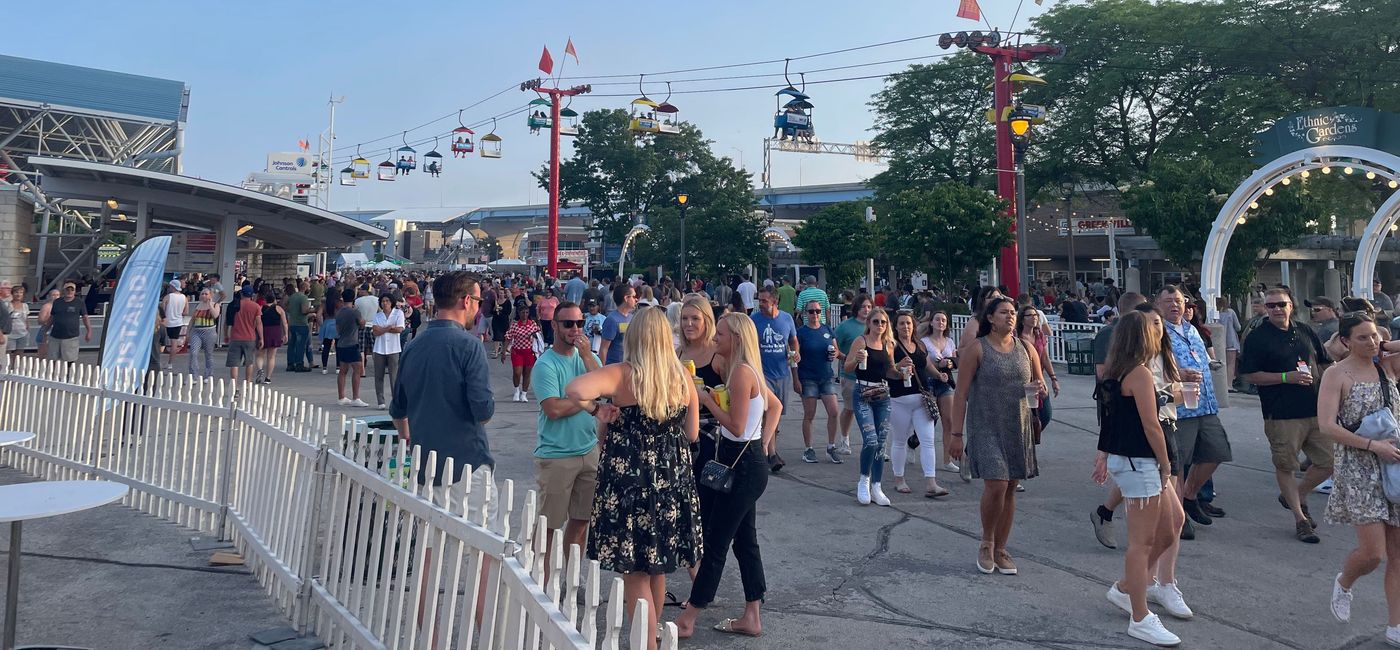 Image: Summerfest at Henry Maier Festival Park in Milwaukee. (photo by Patrick Clarke)