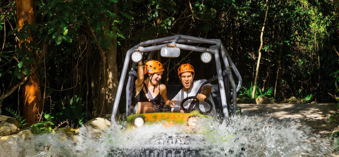 Image: PHOTO: Amphibious vehicles are available to drive at Xplor Park. (photo via Grupo Xcaret) (Experiencias Xcaret)