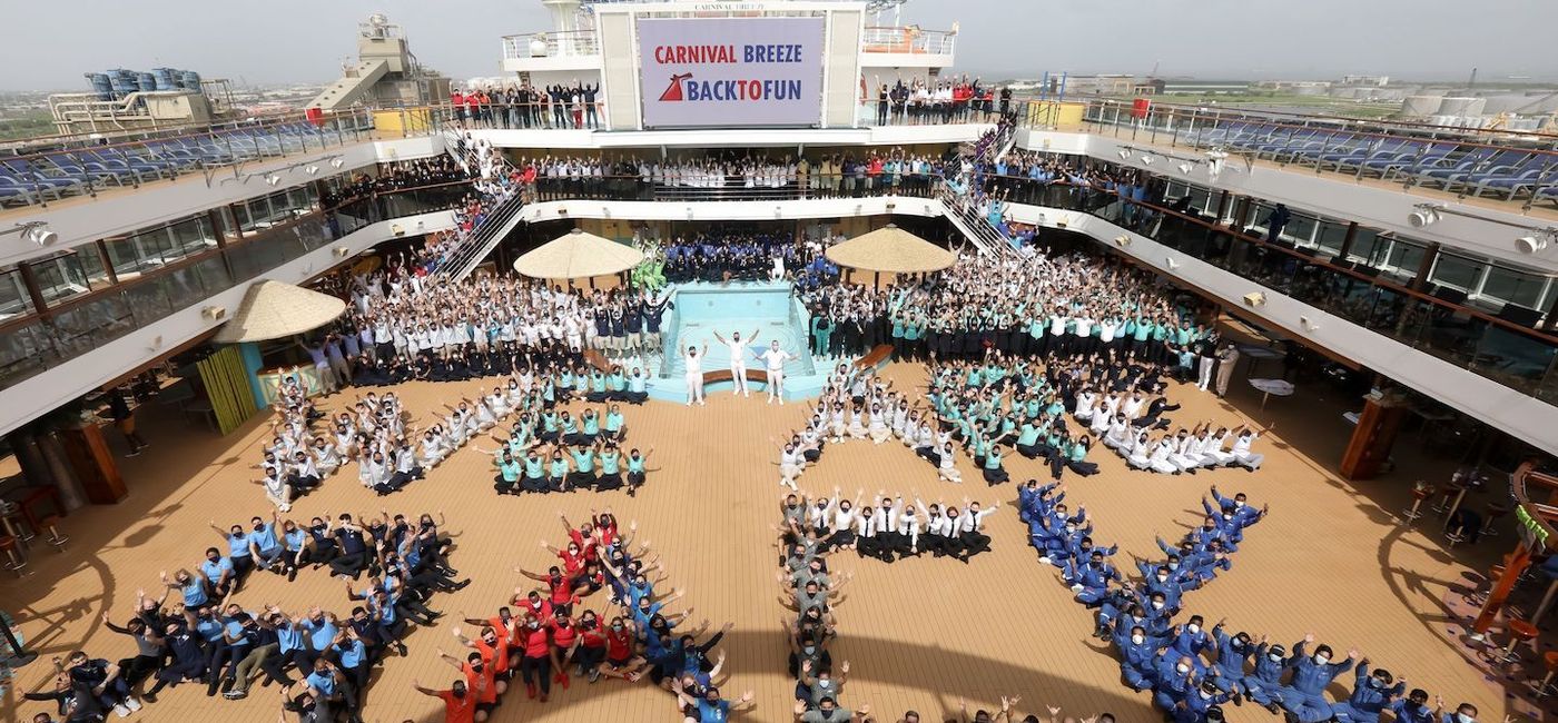 Image: Carnival Breeze. (photo via Carnival Cruise Line) (Carnival Cruise LIne)