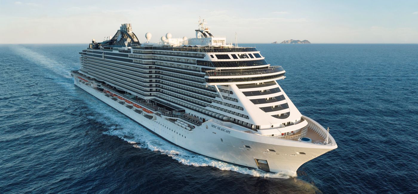 Image: MSC Seascape, set to debut in December 2022. (photo via MSC Cruises) ((photo via MSC Cruises))