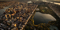 Aerial view of Central Park in New York City