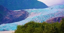 Mendenhall Glacier in Juneau, Alaska