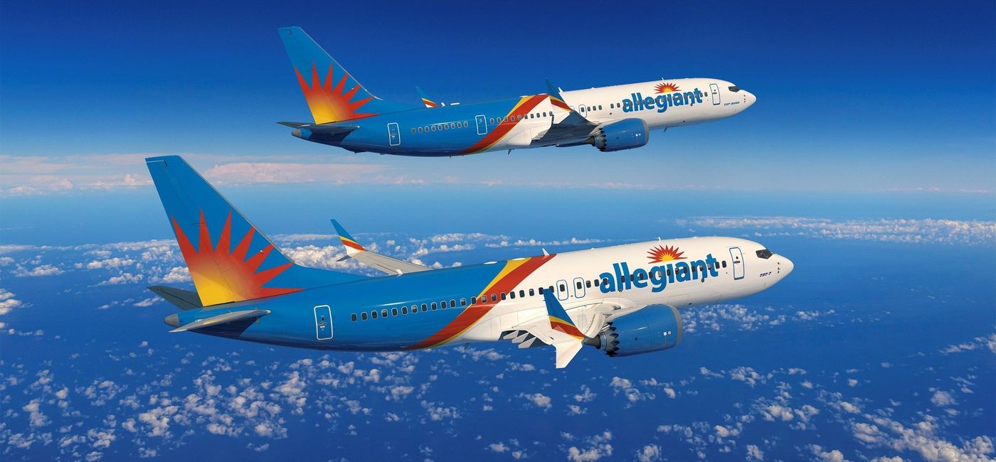 Image: Allegiant Air has placed an order for 50 Boeing 737 MAX planes. (photo via Allegiant Air)