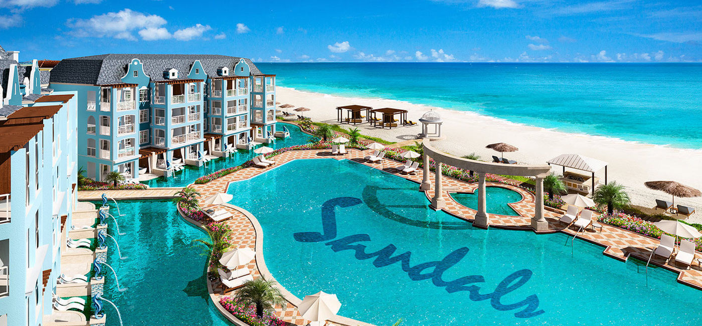 Image: The new all-beachfront Dutch Village at Sandals South Coast, Jamaica. (Photo courtesy of Sandals Resorts)