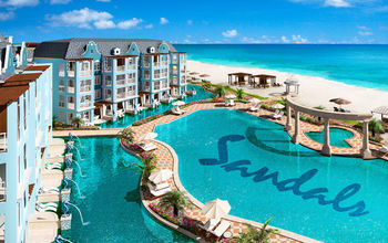 The new all-beachfront Dutch Village at Sandals South Coast, Jamaica.