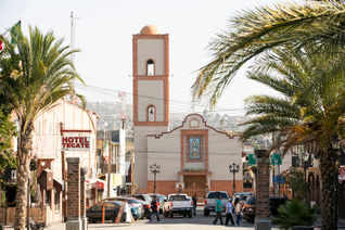 Late afternoon in Tecate, Mexico