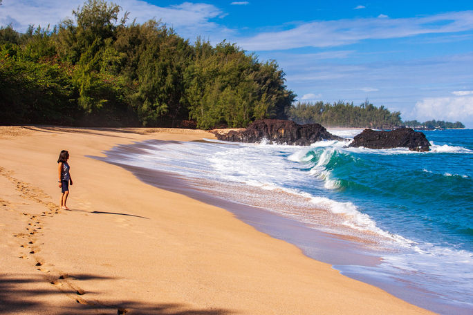 Beach in Kauai