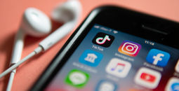 Social media apps on phone