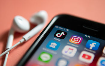 Social media apps on phone