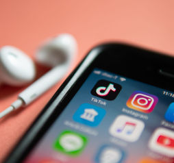Social media apps on phone