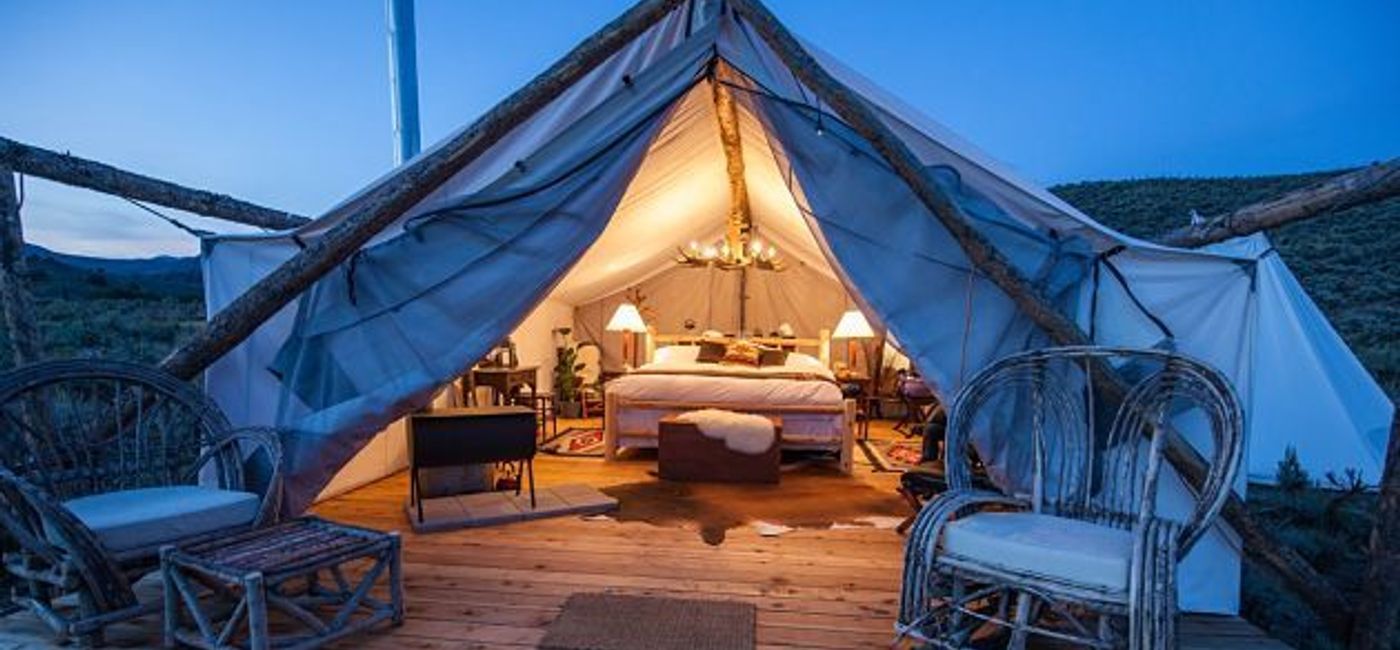 Image: PHOTO: A Collective Retreats tent. (photo courtesy of Collective Retreats)