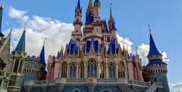 Back of Cinderella's Castle at Walt Disney World