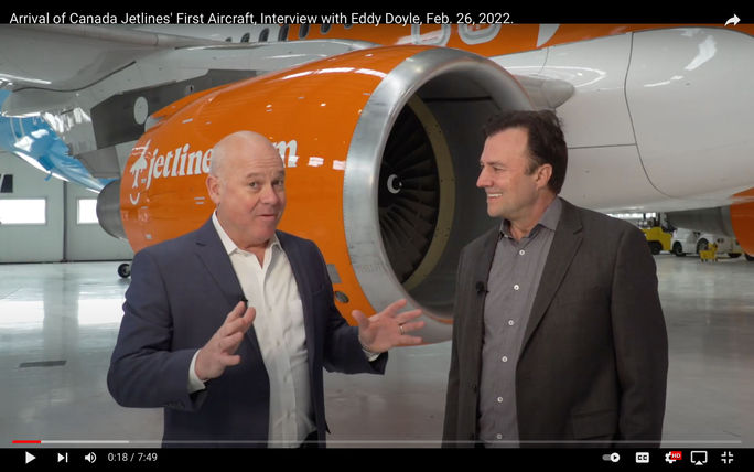 Canada Jetlines CEO Eddy Doyle and John Kirk