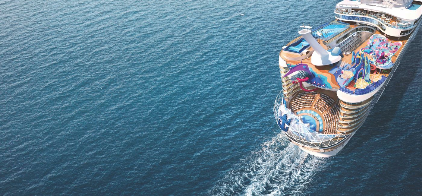 Image: The new world’s largest cruise ship will be Wonder of the Seas. (Rendering via Royal Caribbean International)