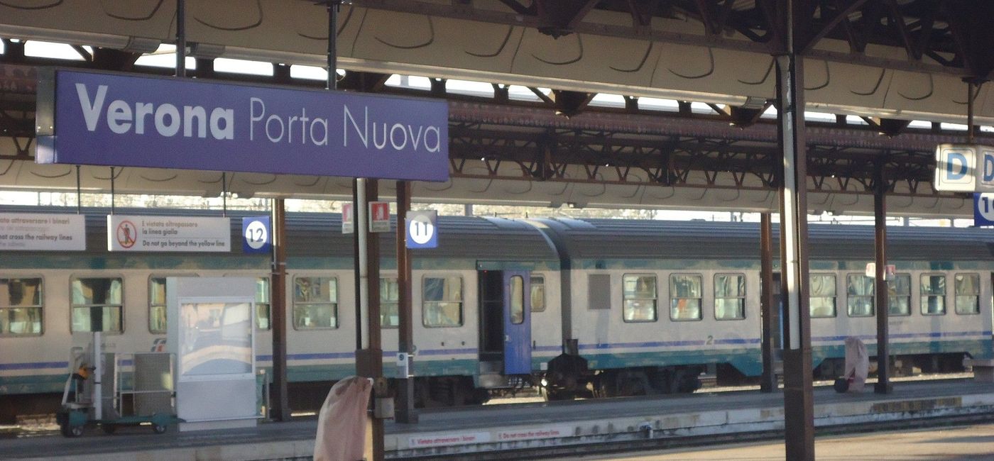 Image: PHOTO: Trains parked at Verona Porta Nuova Station in Italy (Photo by Scott Hartbeck)